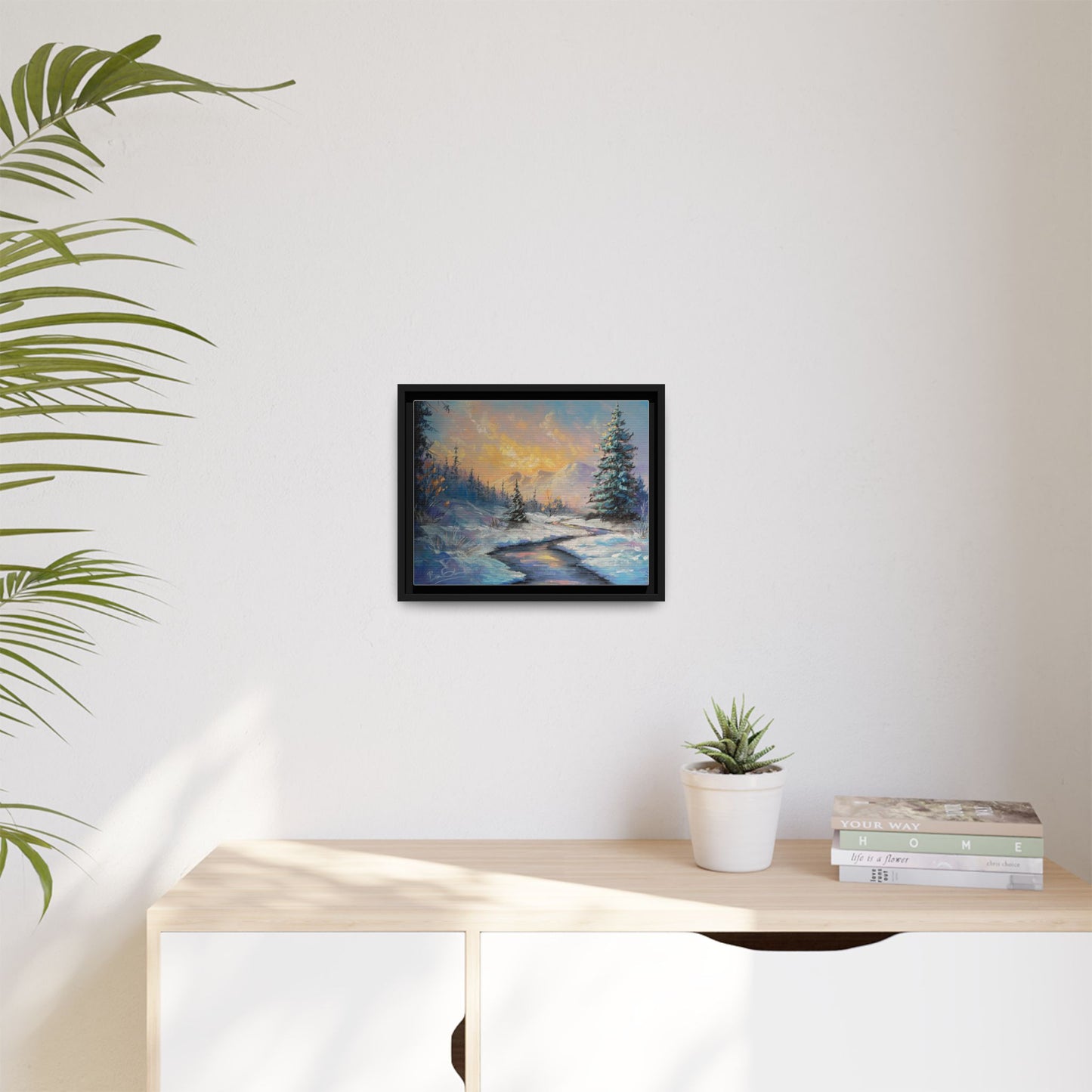 Matte Canvas, Framed (Multi-color)