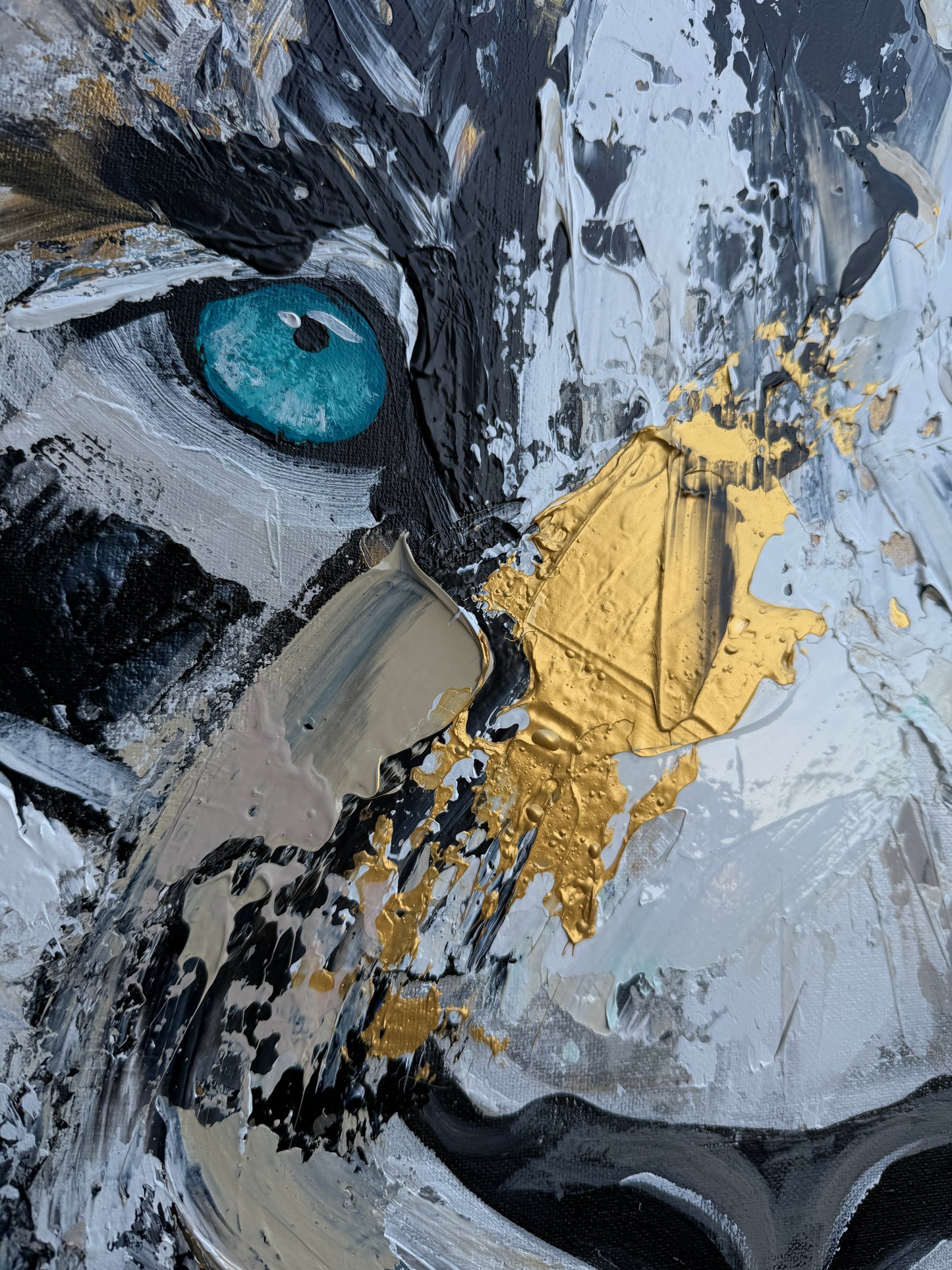 (Practice) Sam Glenn Lion Painting  “Live with Courage” (24x28 inches)
