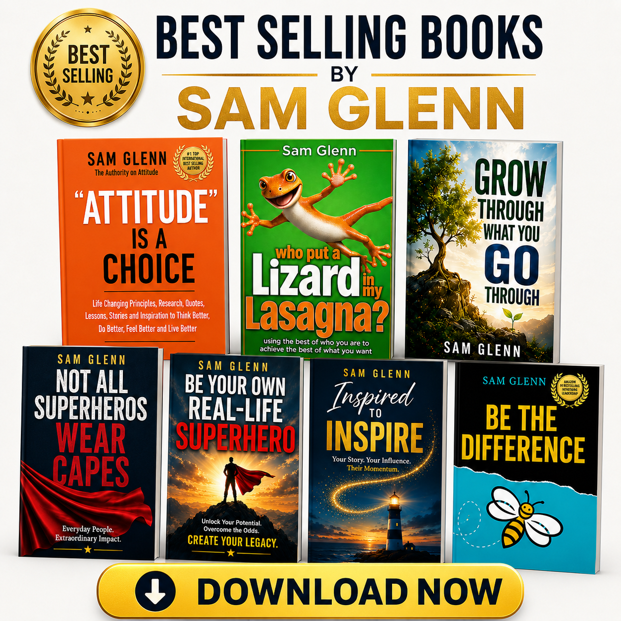 7 Best Selling Books by Sam Glenn (Download Now)
