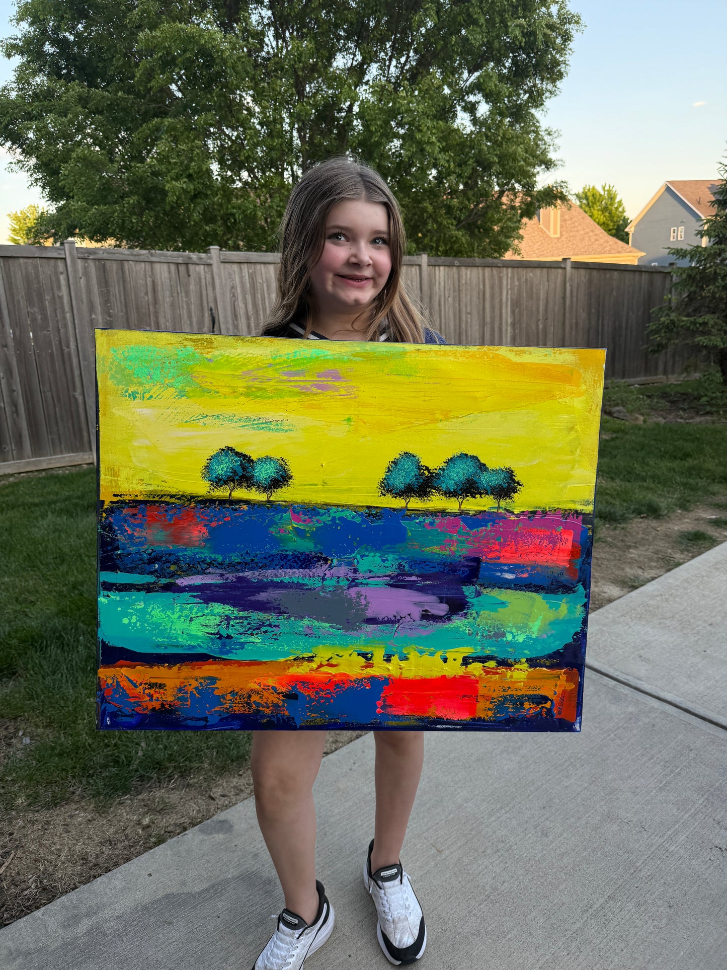 (Practice) Sam Glenn Grow Through What You Go Through (24x30 Inches)