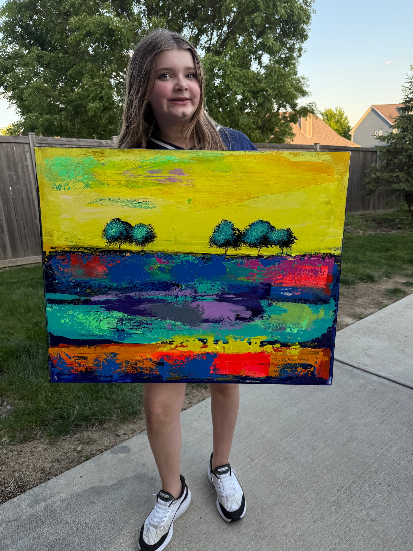 (Practice) Sam Glenn Grow Through What You Go Through (24x30 Inches)